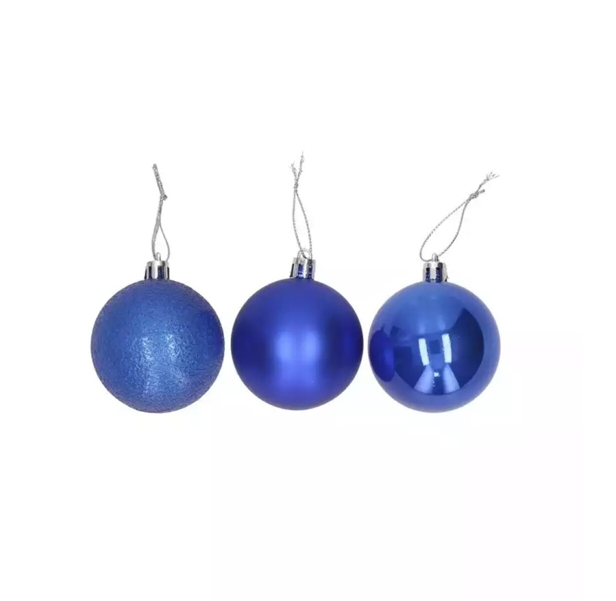 Esferas Navideñas Azules 5 cm – Pack x16 