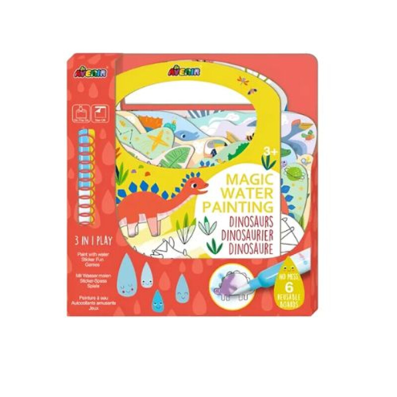 Libro Magico para pintar con agua- Dinosaurios Libro Magico Para Pintar Con Agua- Dinosaurios