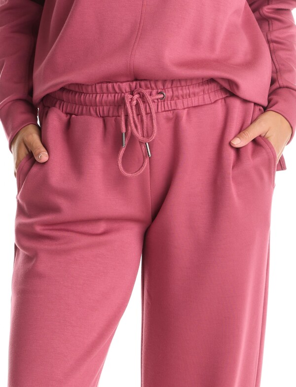 Jogger Basico Recto ROSA OSCURO