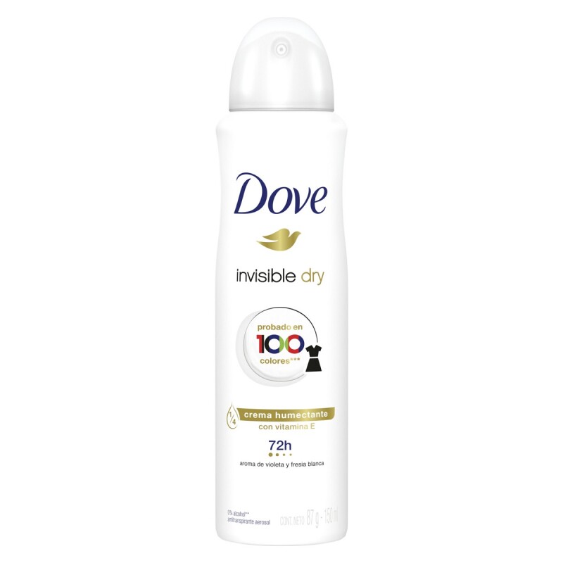 Desodorante Aerosol Dove Invisible Dry 150 Ml. Desodorante Aerosol Dove Invisible Dry 150 Ml.