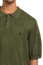 S/S Checker Polo Verde