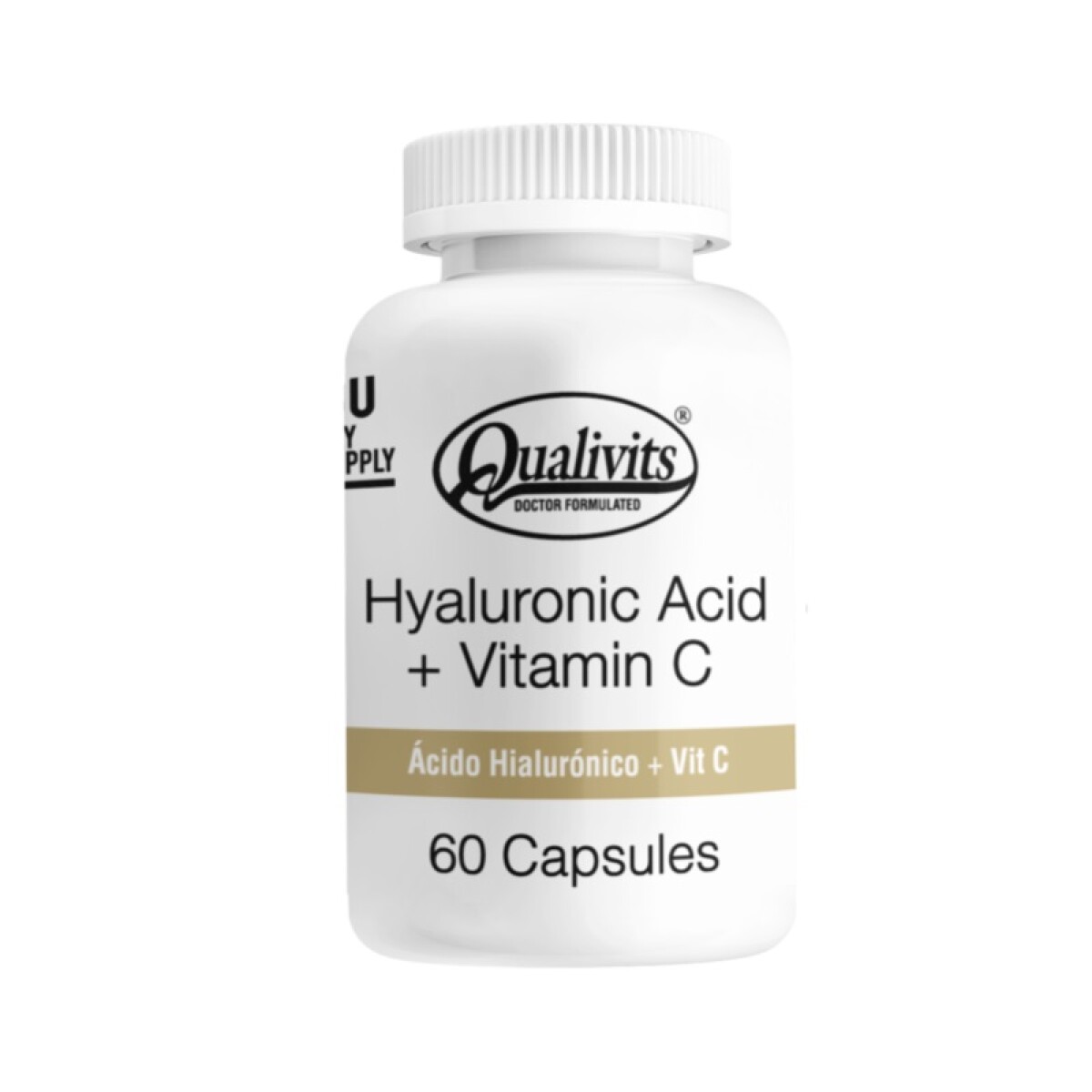 Hyaluronic Acid + Vitamin C Qualivits 60 Caps. 