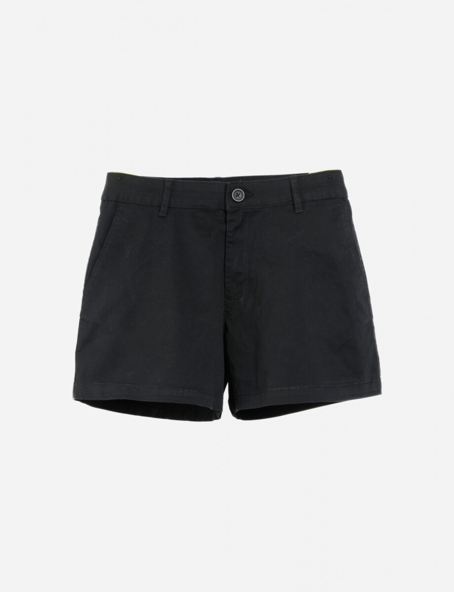 Short con bolsillos - Negro 