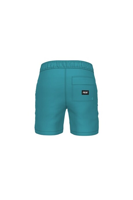 Short Pulau Checker Azul