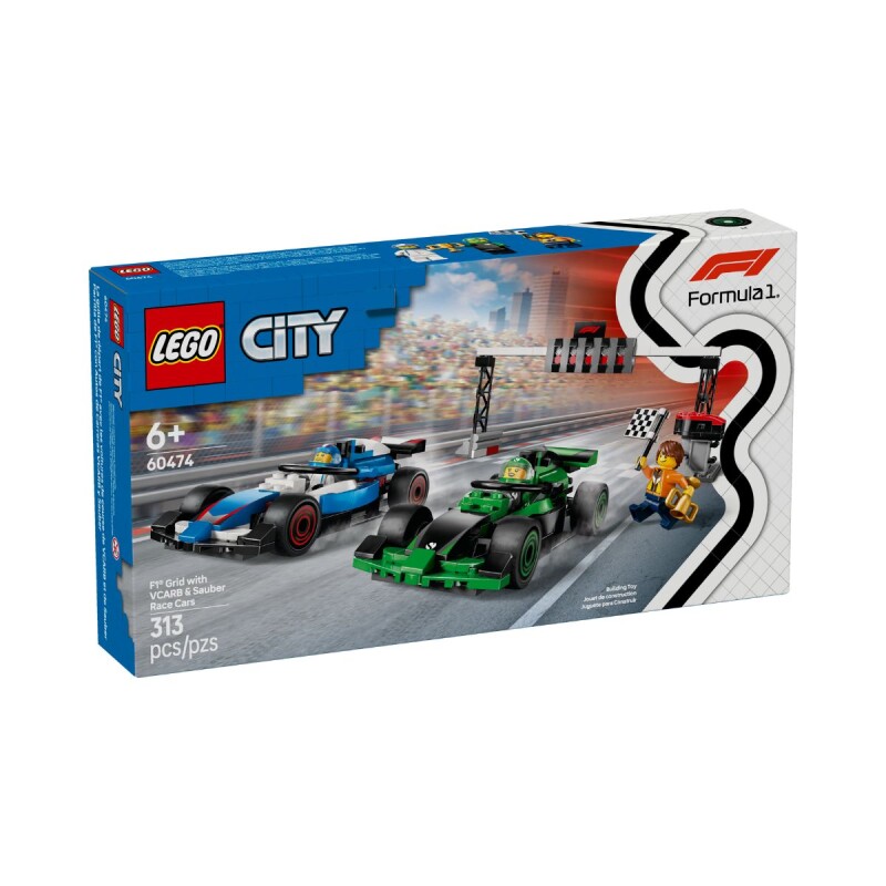 Bloques para armar Lego City Autos de carrera Vcarb&Sauber 313 Pcs 6+ Bloques Para Armar Lego City Autos De Carrera Vcarb&sauber 313 Pcs 6+