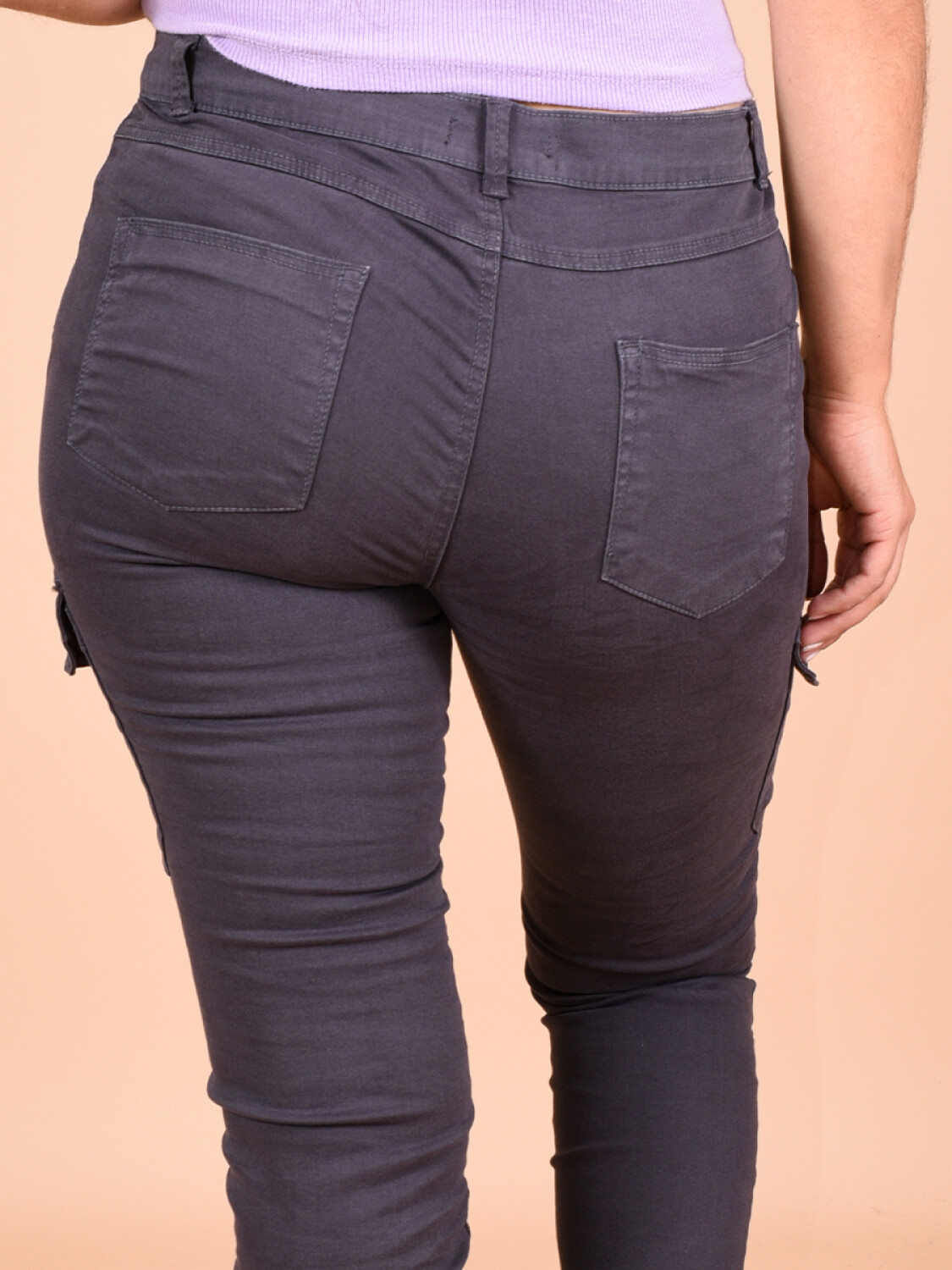 Pantalon cargo chupin discount hombre