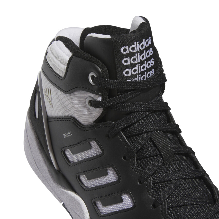 Championes de Hombre Adidas Midcity Mid Negro - Blanco