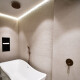 Porcelanato Gris Mate Relieve 80X160Cm Pared FREIJO Y GRIS