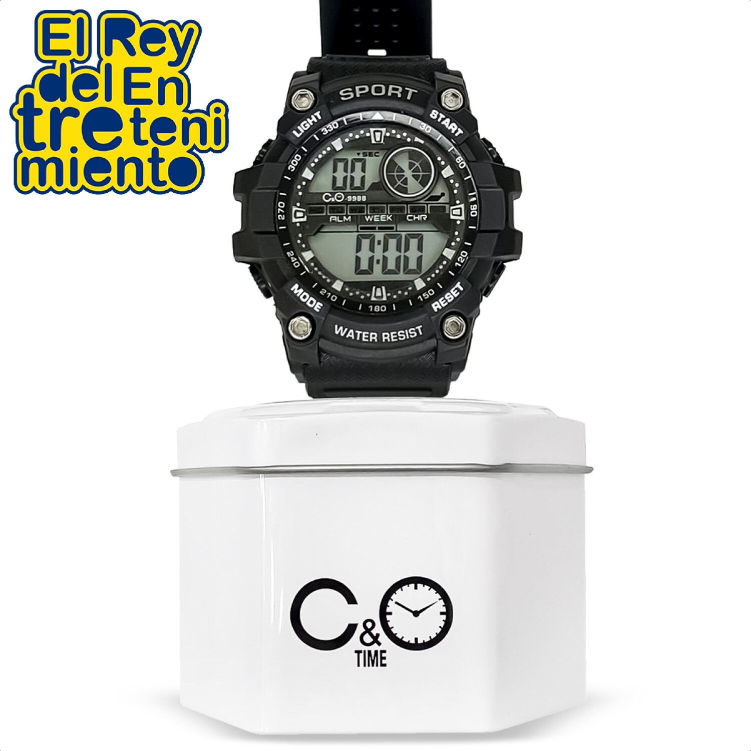 Reloj Casio Original PVC Digital Deportivo Con Luz - Negro — El Rey del  entretenimiento