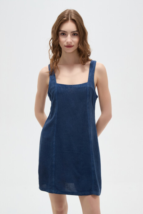 Vestido Pacana Azul Indigo