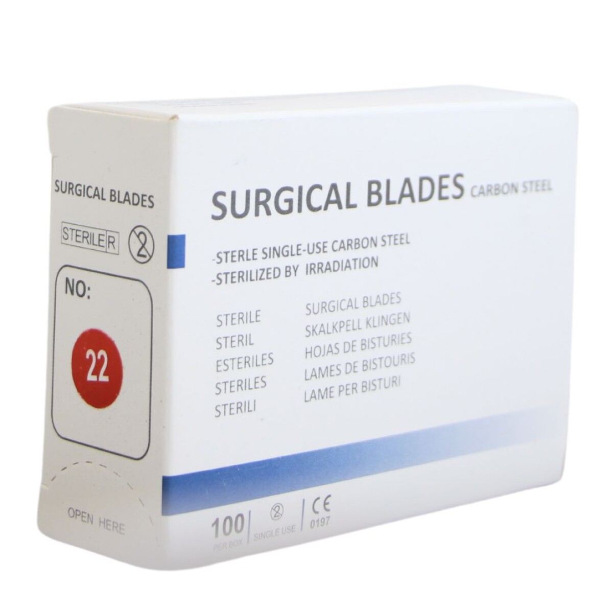 Hojas de bisturí - x unidad - N° 22 