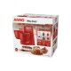 Mini Batidora Arno | 4 velocidades + Pulsar | Con 2 bowls de 4 Lts. | Color roja. Mini Batidora Arno | 4 velocidades + Pulsar | Con 2 bowls de 4 Lts. | Color roja.