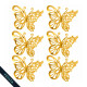 Mariposa Decorativa x6 - Dorada Mariposa Decorativa x6 - Dorada