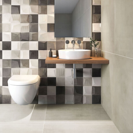 Porcelanato Gris Rustico Mate Liso 60X60Cm 8.5Mm Piso Pared GAMAS DE GRIS