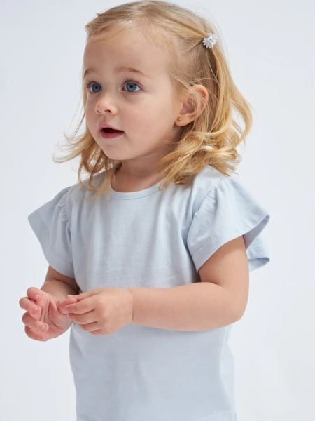 Remera volados Celeste