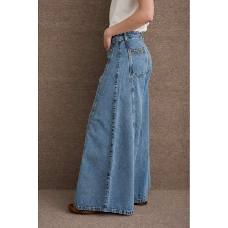 PRE VENTA JEAN WIDE XL LINES Celeste