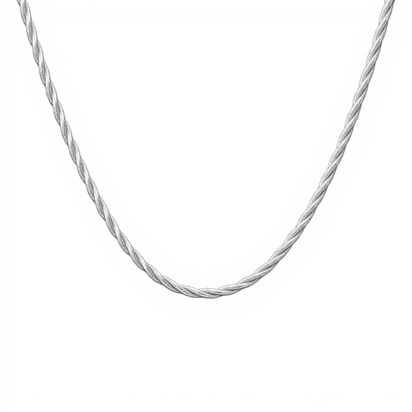 cadena trenzada - Plata 925 - Sin Piedra - CD3549 sinpiedra