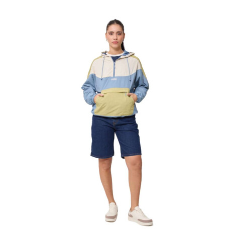 Campera Rusty Lisso Azul