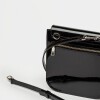 Mini Bag Liana En Cuero Charol Negro