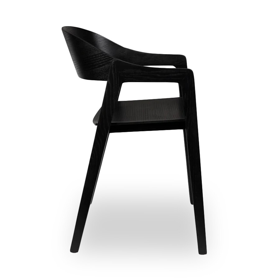 Silla Oslo Brazos Black