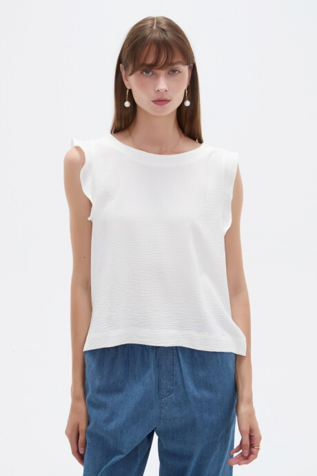 Blusa Jastel Marfil / Off White