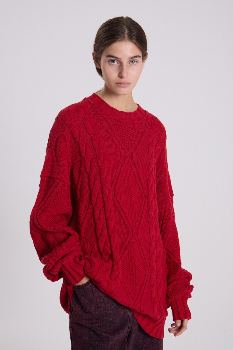SWEATER MUSCA Rojo
