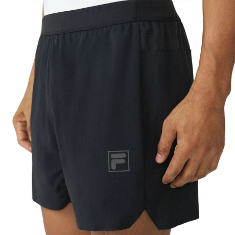 Fila Shorts Racer 5'' Para Hombre Negro