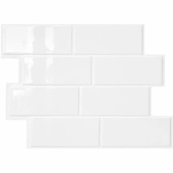 REVESTIMIENTO ADHESIVO 29 X 21 - LADRILLO BLANCO PACK X 10 REVESTIMIENTO ADHESIVO 29 X 21 - LADRILLO BLANCO PACK X 10