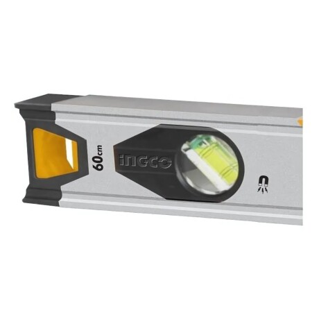 Nivel Ingco 60 cm de aluminio imantado profesional para medición Nivel Ingco 60 cm de aluminio imantado profesional para medición