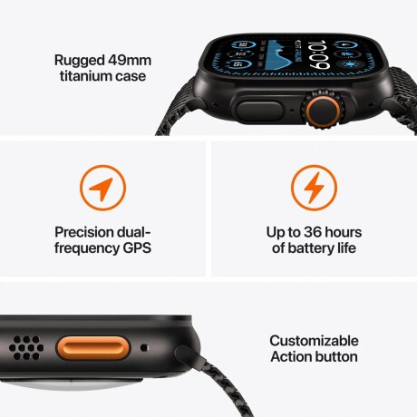 APPLE Watch Ultra 2 MX4P3LW/A 49MM BT GPS + Cellular - Black Ocean APPLE Watch Ultra 2 MX4P3LW/A 49MM BT GPS + Cellular - Black Ocean