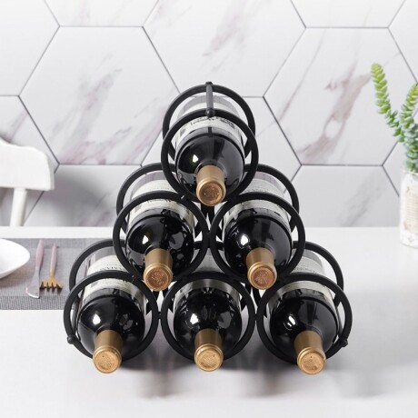 Bodega Rack Organizador En Metal Para 6 Botellas De Vino Bodega Rack Organizador En Metal Para 6 Botellas De Vino