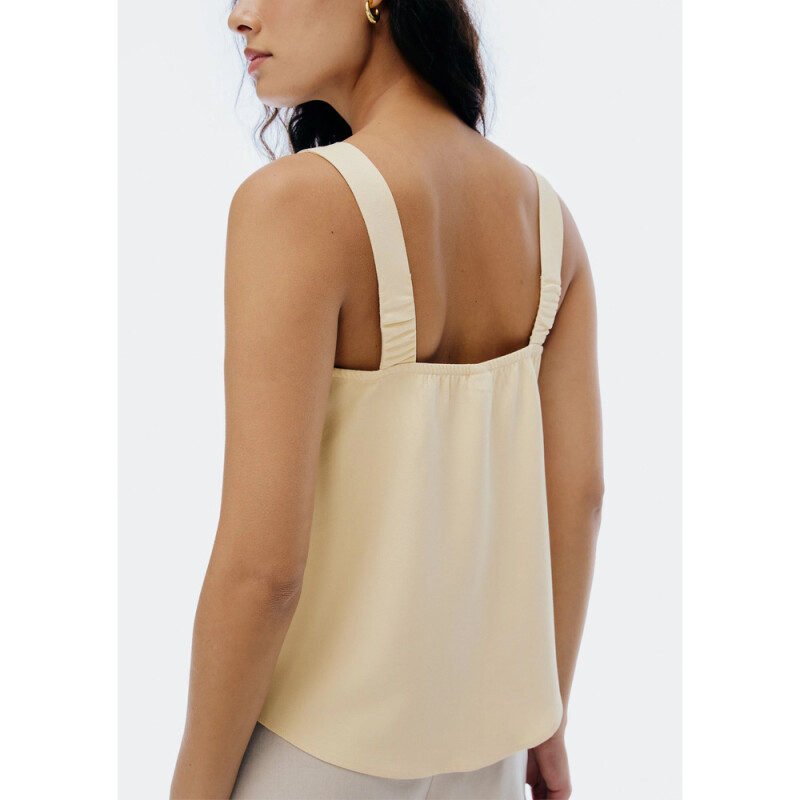 BLUSA SM FEM AMARELO CLARO