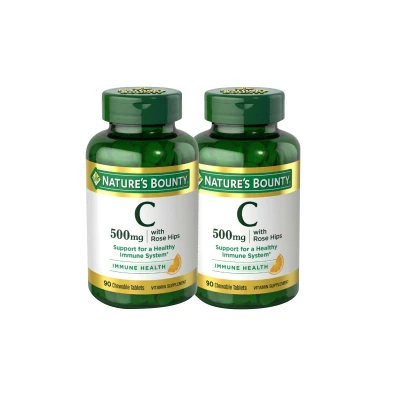 Pack x2 vitamina C 500 x90 comprimidos Natures Bounty Pack X2 Vit C X90 Comp Nb