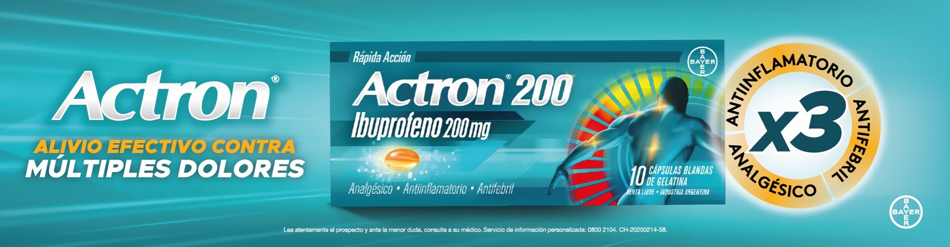 Activación actron
