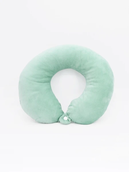 ALMOHADON VIAJE BASICO VERDE