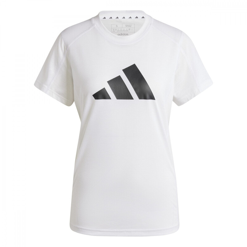 Remera Adidas TR-ES LOGO T Mujer IT0545 Blanco-negro