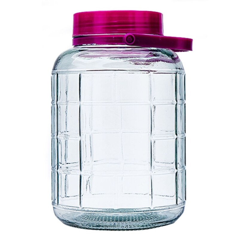 FRASCO DE VIDRIO CON MANIJA • 3 LITROS FRASCO DE VIDRIO CON MANIJA • 3 LITROS