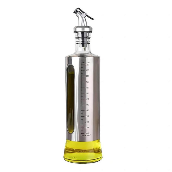 Aceitera de Acero Inoxidable 500 ml IMBACK IBK-HMJ061-ACE | Boquilla Antigoteo y Medidor Preciso Aceitera de Acero Inoxidable 500 ml IMBACK IBK-HMJ061-ACE | Boquilla Antigoteo y Medidor Preciso