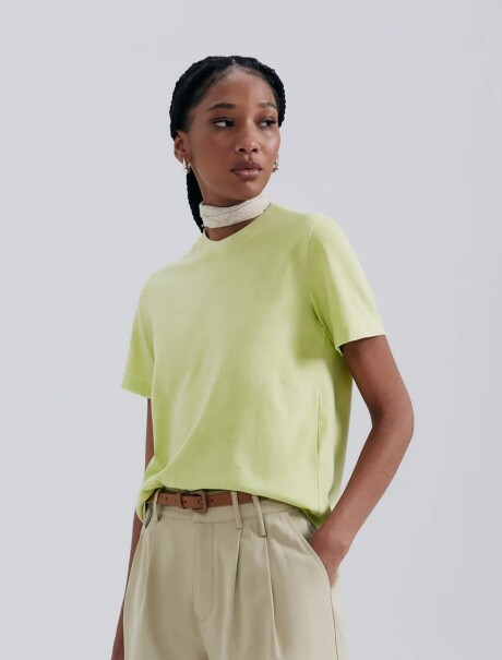 CAMISETA MANGA CORTA VERDE