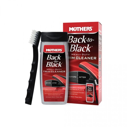 Mothers Back-To-Black Heavy Duty Trim Cleaner Kit 296ml Mothers Back-To-Black Heavy Duty Trim Cleaner Kit 296ml