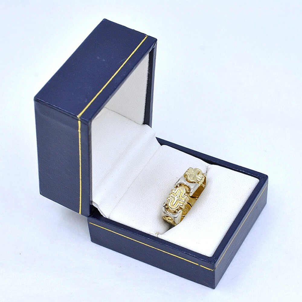 Anillo En Oro 18K De 2 Tonos Anillo En Oro 18K De 2 Tonos