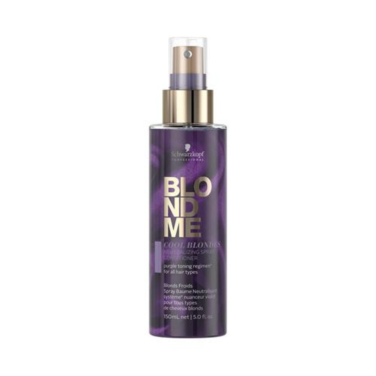 Schwarzkopf BlondMe Cool Blondes Spray Acondicionador Rubios fríos 150 ml 
