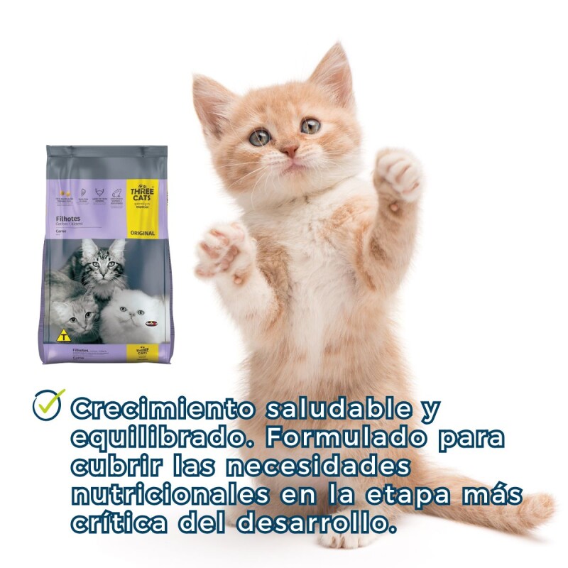 THREE CATS GATITOS 15 KILOS