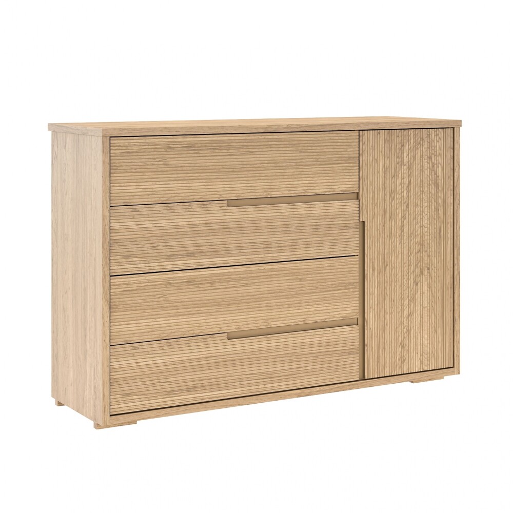 Cómoda Zapatera Concept - 4 cajones 1 puerta Hanover Frizz