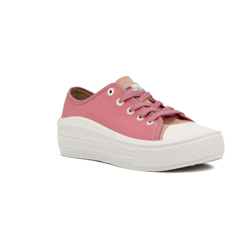 Moleca Calzado Casual Lona Acordonado Rosado-rosado