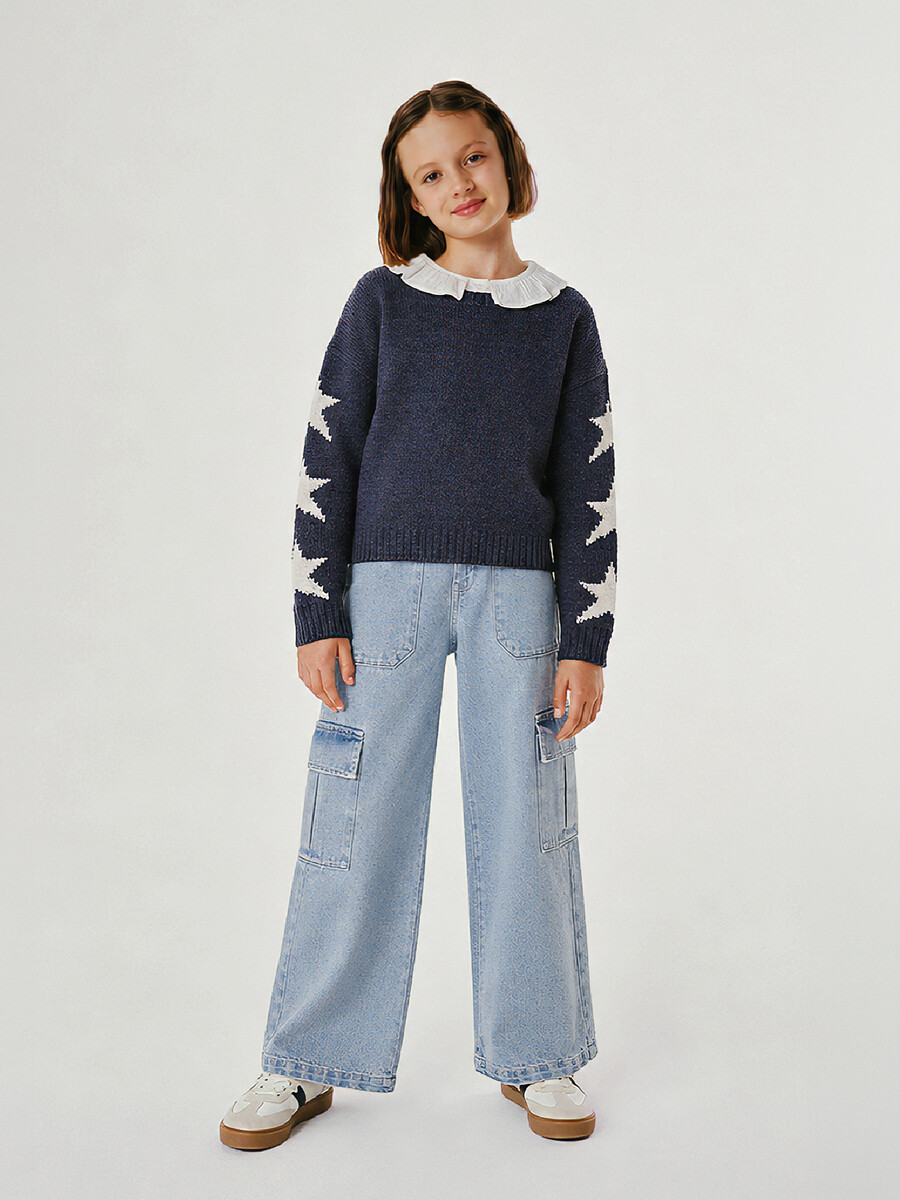 SWEATER NEW IVY - AZUL OSCURO 