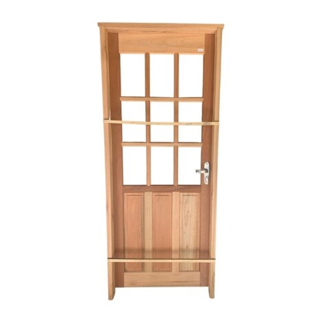 PUERTA COCINA 0,80 x 2 MT 9 VIDRIOS DE EUCALIPTO - IZQUIERDA PUERTA COCINA 0,80 x 2 MT 9 VIDRIOS DE EUCALIPTO - IZQUIERDA