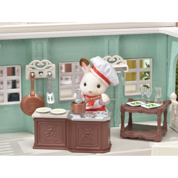 Sylvanian Families Restaurante Town Accesorios + Regalos Sylvanian Families Restaurante Town Accesorios + Regalos