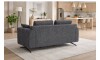 Sofa 3 cps MAGNUS Gris Oscuro