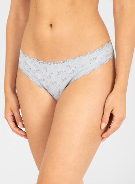 Bikini bow heart Azul